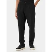 Calvin Klein Hlače iz tkanine LV04LF607G Črna Tapered Fit