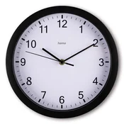 Hama Črna stenska ura Elba, 25 cm