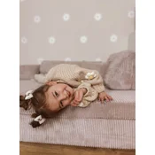 shumee Montessori standardni žametni igralni kavč sivkaste barve