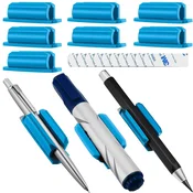 INF 3-delni komplet silikonskih samolepilnih nosilcev za pisala za mizo Blue, (21692802)