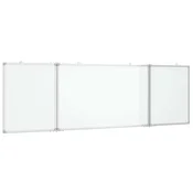 Vidaxl Magnetna tabla zložljiva 160x50x1,7 cm aluminij