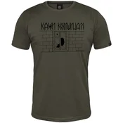 011Shop Muška majica kratkih rukava Kaži komšija?!, Maslinasta
