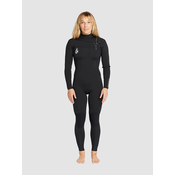 Volcom 4/3mm Chest Zip Full Wetsuit black
