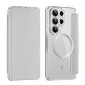 Etui SmartMag Book z Magsafe tehnologijo in RFID denarnico za Samsung Galaxy S26 Ultra - gray