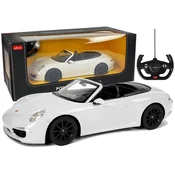 shumee Porsche 911 Carrera S Avto na daljinsko upravljanje RC Rastar Bela 1:12