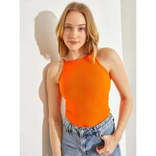 Bianco Lucci Bluza Blusen oranžna