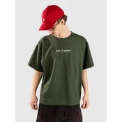 A.LAB Wait IM Goated Cropped moška majica forest green