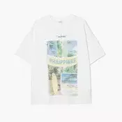 Cropp - Bela majica s printom - white