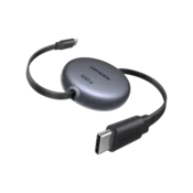 Ugreen USB-C na USB-C izvlečni polnilni kabel 100W, 1M