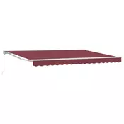 Rucno sklopiva tenda Tamno crvena 4 × 3,5 m