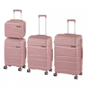 TraveLux Voyager set kofereta na kotačiće u ružičasto-zlatnoj boji