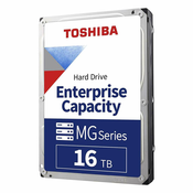 Toshiba HDD strežnik - 16TB/7200 obratov na minuto/SATA/512MB/512e