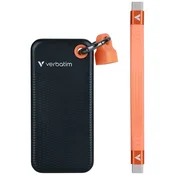 1 to 3 VERBATIM SSD 1TB ZUNANJI DISK ZA prenosnik OBESEK ZA KLJUČE USB-C KABEL