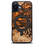 shumee Ovitek Bewood Unique za iPhone 17 - oranžen z MagSafe