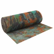 vidaXL Jutov zvitek Kamuflažna 100 x 2500 cm