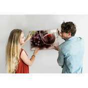 tulup.si Magnetna tabla Kozarec rdečega vina 60x40 cm