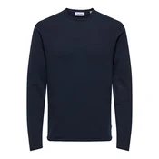 Only & Sons Pulover Jimmy  nočno modra