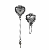 Uhani ALCHEMY GOTHIC - Witches Heart - E433
