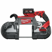 Milwaukee M18 CBS125-502C Tracna aku testera, 18V 5Ah, Crvena