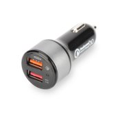 Ednet Quick Charge 3.0 Car Charger, Dual Port