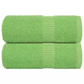 Vidaxl vidaXL Brisače, 2 kosa, zelene, 30 x 30 cm, 360 g/m2, 100 % bombaž