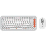LOGITECH POP ICON COMBO - OFF WHITE - US INTL - BT - INTNL-973