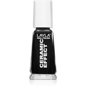 Layla Cosmetics Ceramic Effect lak za nohte odtenek N.31 Pure Black 10 ml