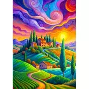 Enjoy - Puzzle Toskanska svetloba - 1 000 kosov