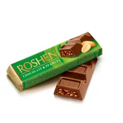 Roshen čokoladna ploščica z arašidi 1 x 38 g