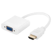 Adapter HDMI na VGA, Beli