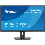 Iiyama PROLITE XB3294UHSCP-B1 LED monitor 31.5 3840 x 2160 4K 60 Hz VA 400 cd 3000 2 ms HDMI DP USB-C SPEAKERS BLACK