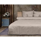 shumee Posteljnina iz damasta, 1 cm, bež 220x200+2x70x80 matex