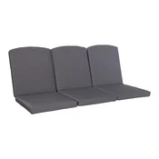 Homestar Blazine za gugalnice FRANCO 3-delni 116x54x7 cm temno siva