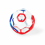 Bright Starts Igrača OBALL Oball RATTLE GOALS 10 cm rdeča, bela in modra 0m+