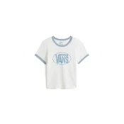 VANS Majica temno siva / bela