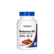Nutricost – Berberin HCl s cejlonskim cimetom, 120 kapsul