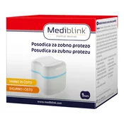 Mediblink posodica za zobno protezo modra M039, 1 posodica