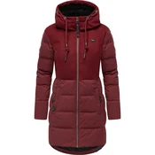 Ragwear Zimski plašč Ashani temno rdeča