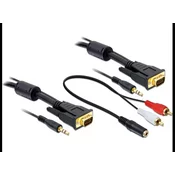 Monitorkabel VGA, M/M, 5 Meter mit Audio