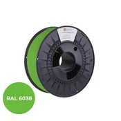 C-Tech Tiskarska vrvica (filament) PREMIUM LINE, PETG, svetleče zelena, RAL6038, 1,75mm, 1kg
