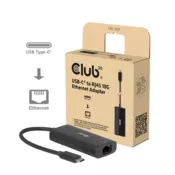 Club 3D adapter - CAC-2531 (USB-C na RJ45, 10G, muški/ženski)