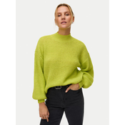 Vero Moda Pulover Ellie 10346753 Rumena Oversize