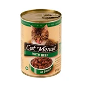 CAT MENU Vlažna hrana za macke u konzervi sa ukusom govedine, 415g
