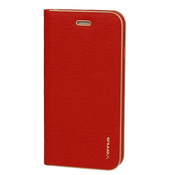 Havana Premium preklopna torbica Huawei P30 Pro - rdeča z zlatim robom