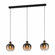 EGLO viseca lampa OILELLA 3xE27 95 cm crna smeda 99615