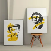 Wallity Zidna dekoracija 2KNV4284, 50 x 70cm, 2 komada