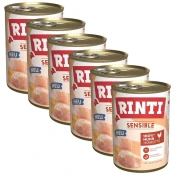 Konzerva RINTI SENSIBLE piletina & mrkva 6 x 400 g
