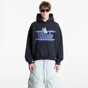 Mikina Rhude Rossa Hoodie Vintage Black/ Blue L