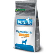 FARMINA hrana za pse Vet Life Hypoallergenic (riba in krompir), 2kg