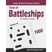 Tons of Battleships for Adults & Seniors: 1000 Easy to Hard Puzzles (10x10)